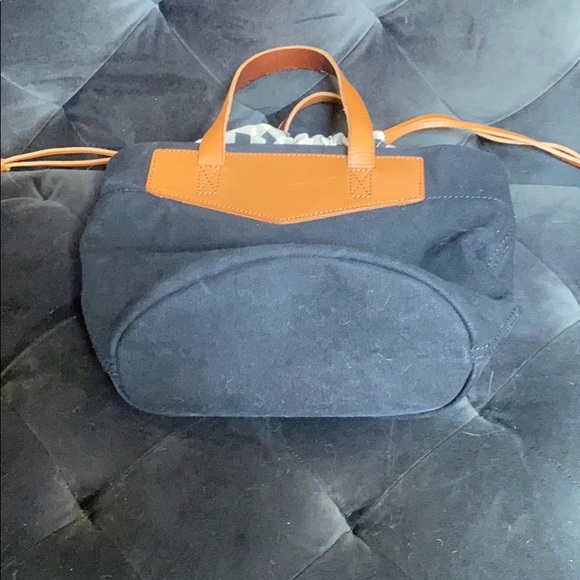 Madewell canvas gingham tote ๐ EUC - Picture 3 of 6